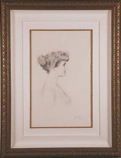 Vintage "Madame Georges Menier" Portrait, by Paul Cesar Helleu