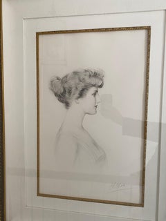 "Portrait of Madame Georges Menier" By Helleu