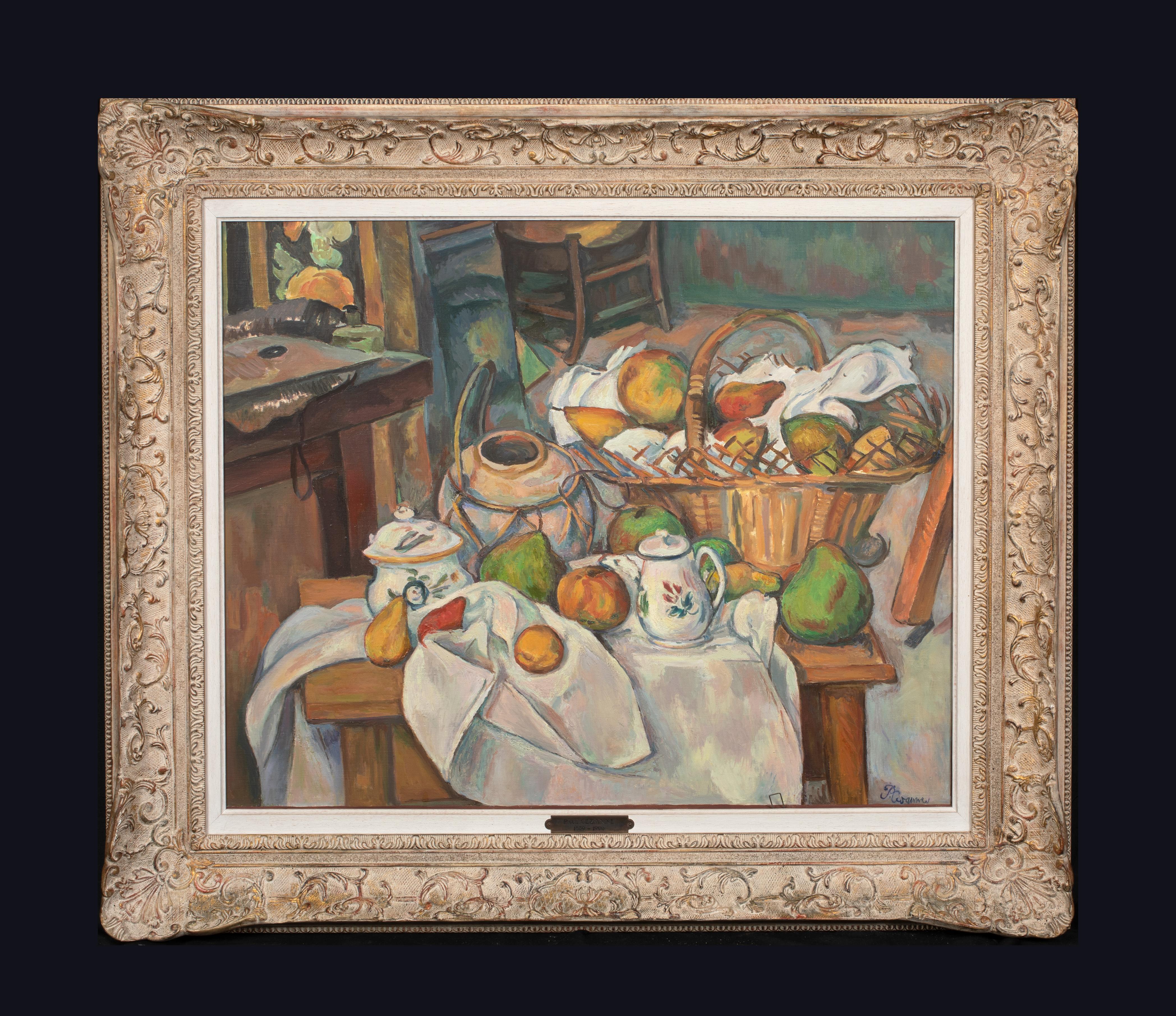  La Table Toile De 1888 - Painting by Paul Cézanne