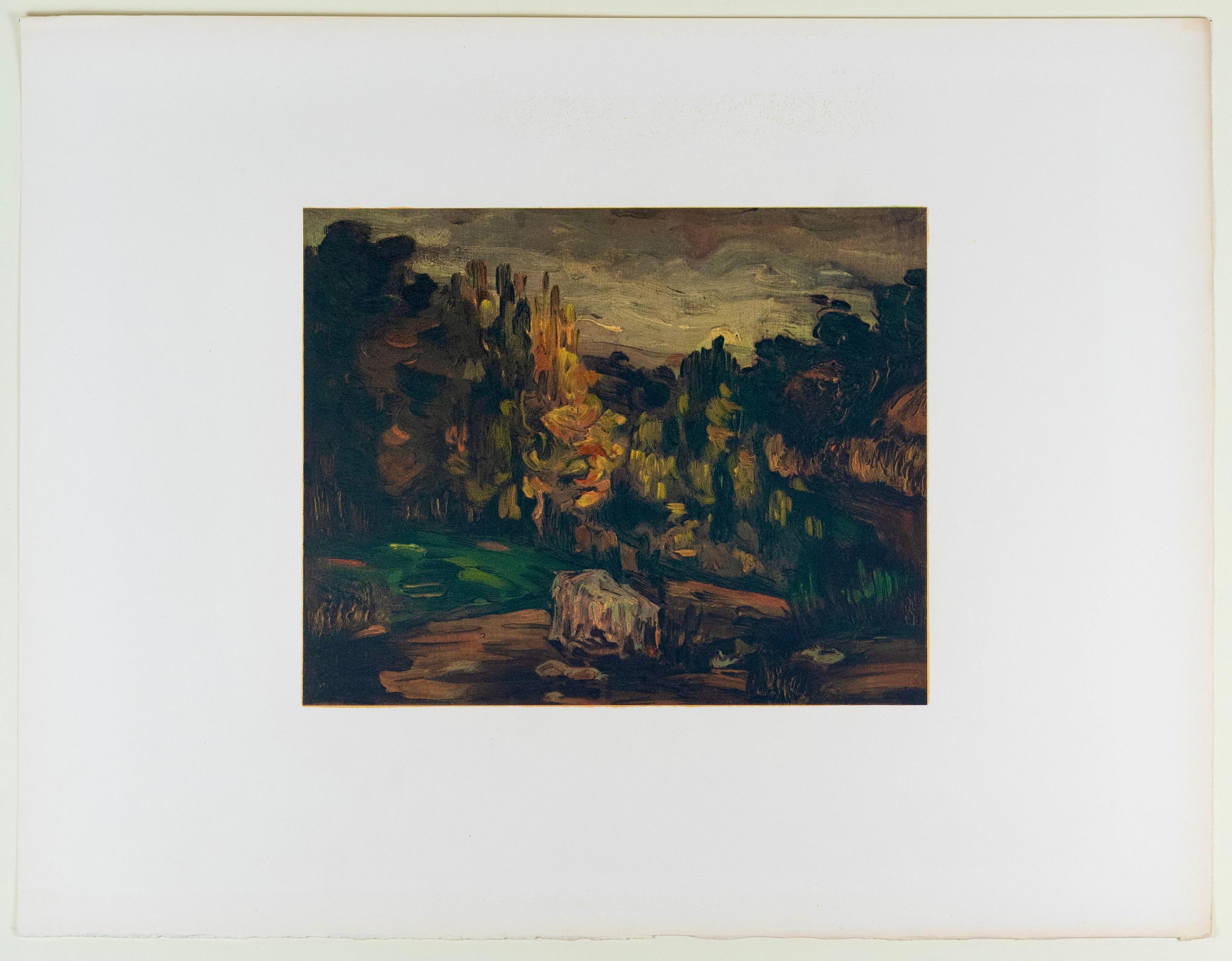 Cézanne, Paysage à Aix, Les Réalistes Lyriques (d'après) en vente 1
