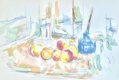 Vintage Cézanne, Still Life with an Inkpot, Cézanne: Ten Water Colors (after)