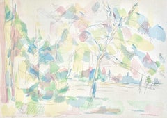 Cézanne, The Annecy Lake, Cézanne: Zehn Aquarelle (nach)
