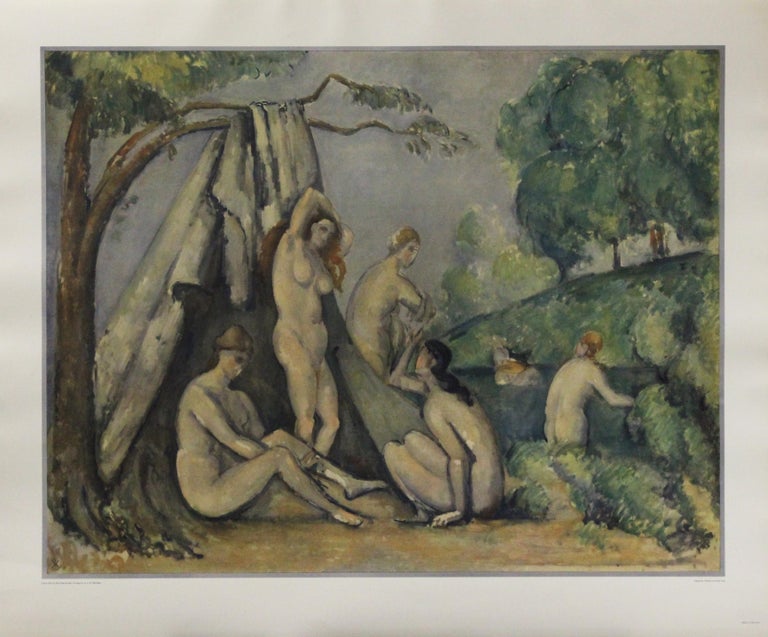 Paul Cézanne Nude Print - "Frauen vor dem Zelt" Print, Made in Germany