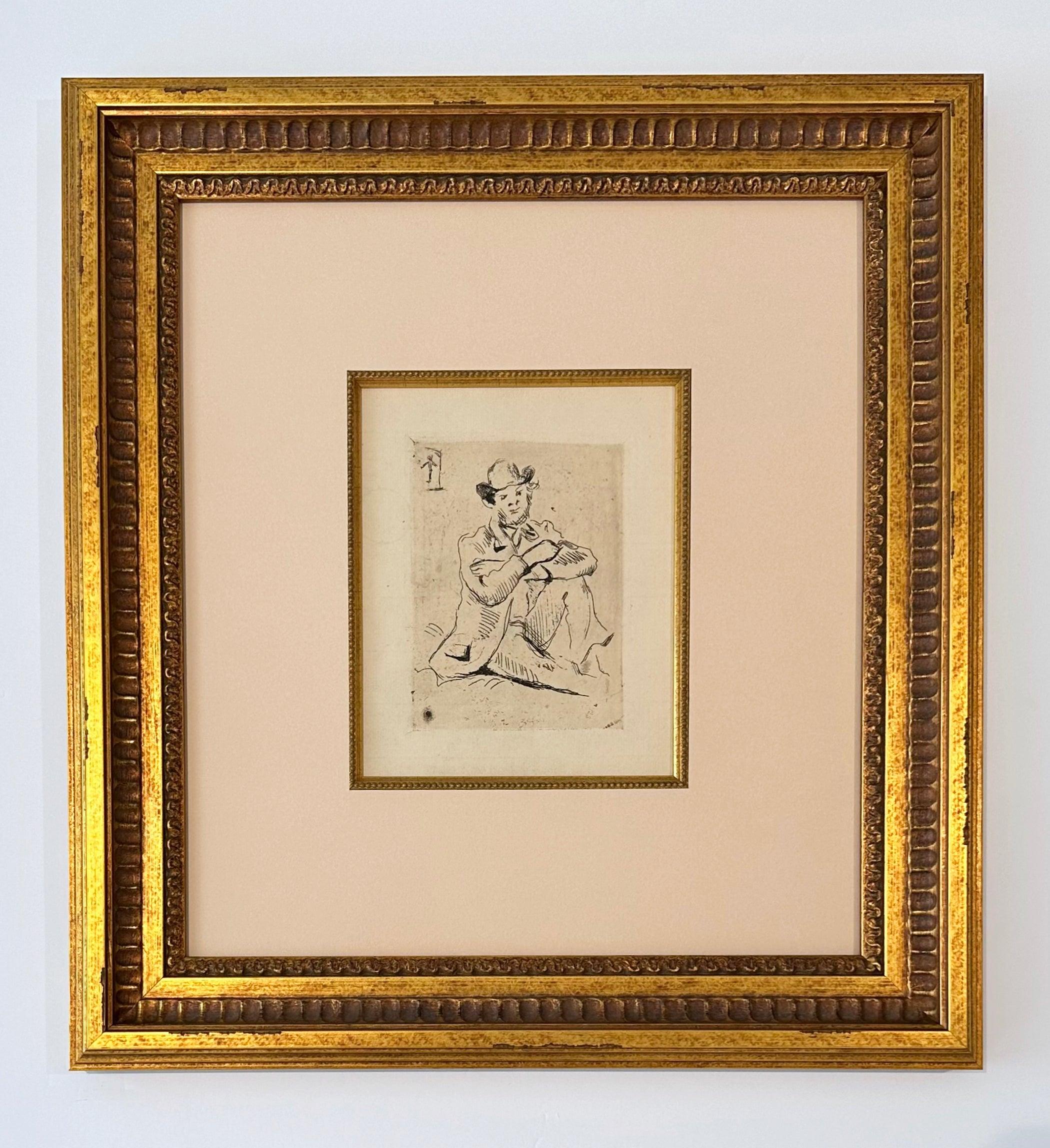 Guillaumin au pendu (Guillaumin with Hanged Man) - Print by Paul Cézanne