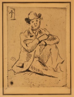 Paul Cezanne, Portrait Etching