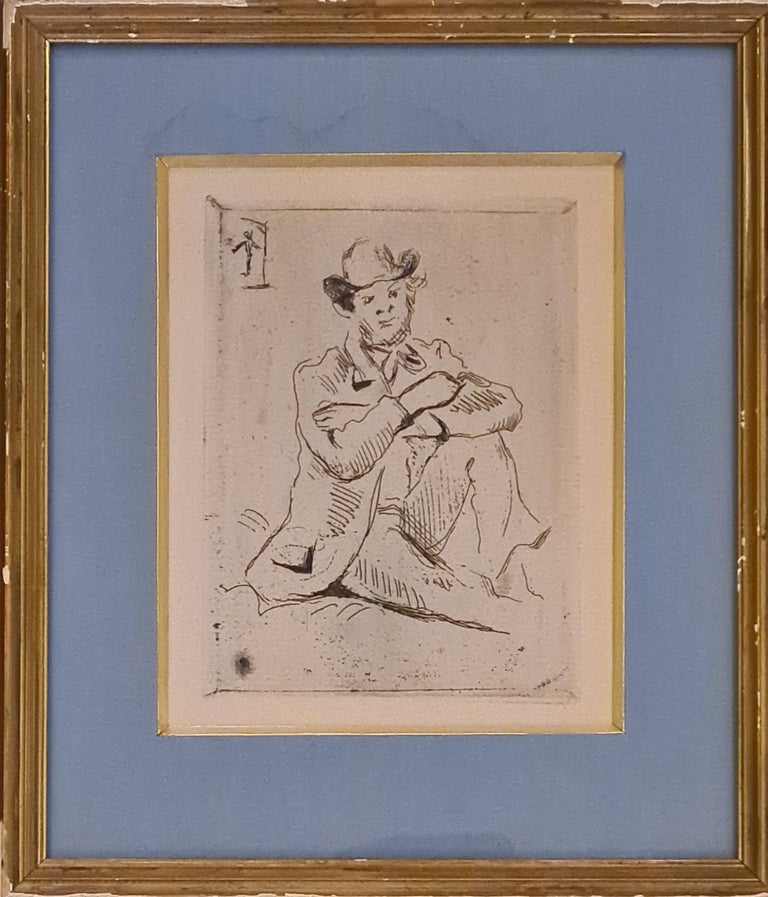 Portrait de Guillaumin au Pendu - Print by Paul Cézanne