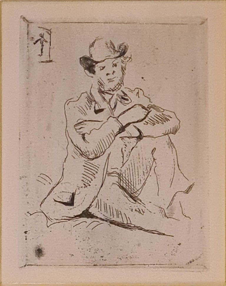 Paul Cézanne Portrait Print - Portrait de Guillaumin au Pendu