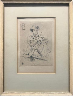 "Portrait du Peintre A. Guillaumin au Pendu".