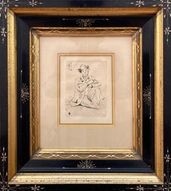 « Portrait du Peintre A. Guillaumin au Pendu ».