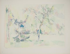 Vintage Provence, Into the woods - Lithograph, 1971