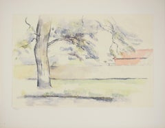 Pequeño jardín francés - Litografía, 1971