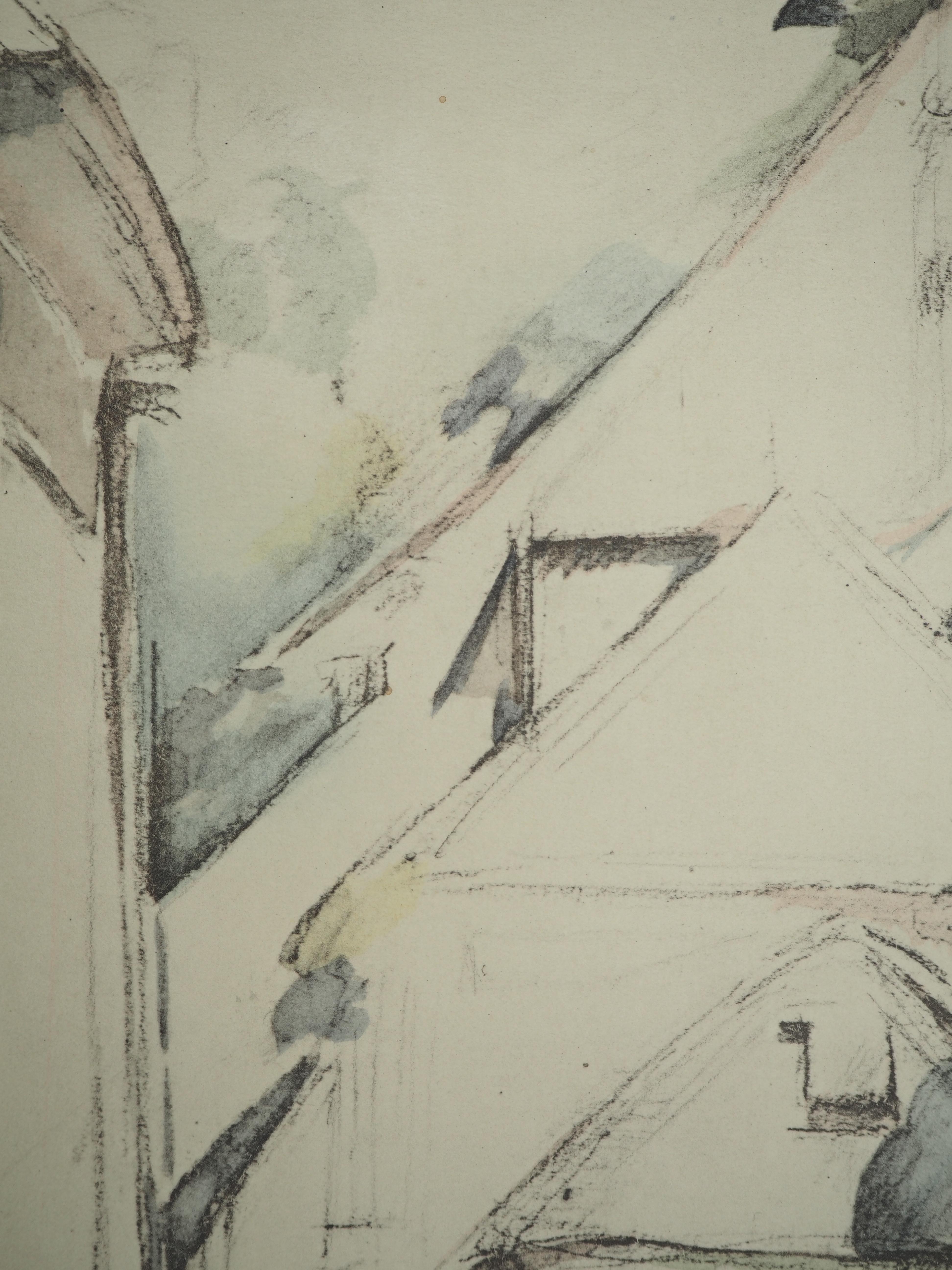 Paul Cezanne
Pequeño pueblo de Francia, cerca de la Iglesia, 1971

Litografía y estarcido (taller Jacomet)
Sin signo
Numerado / 225
En papel aplicado sobre vitela Arches 53,5 x 41,5 cm (c. 21 x 16,5 pulg.)

INFORMACIÓN : Esta litografía forma parte