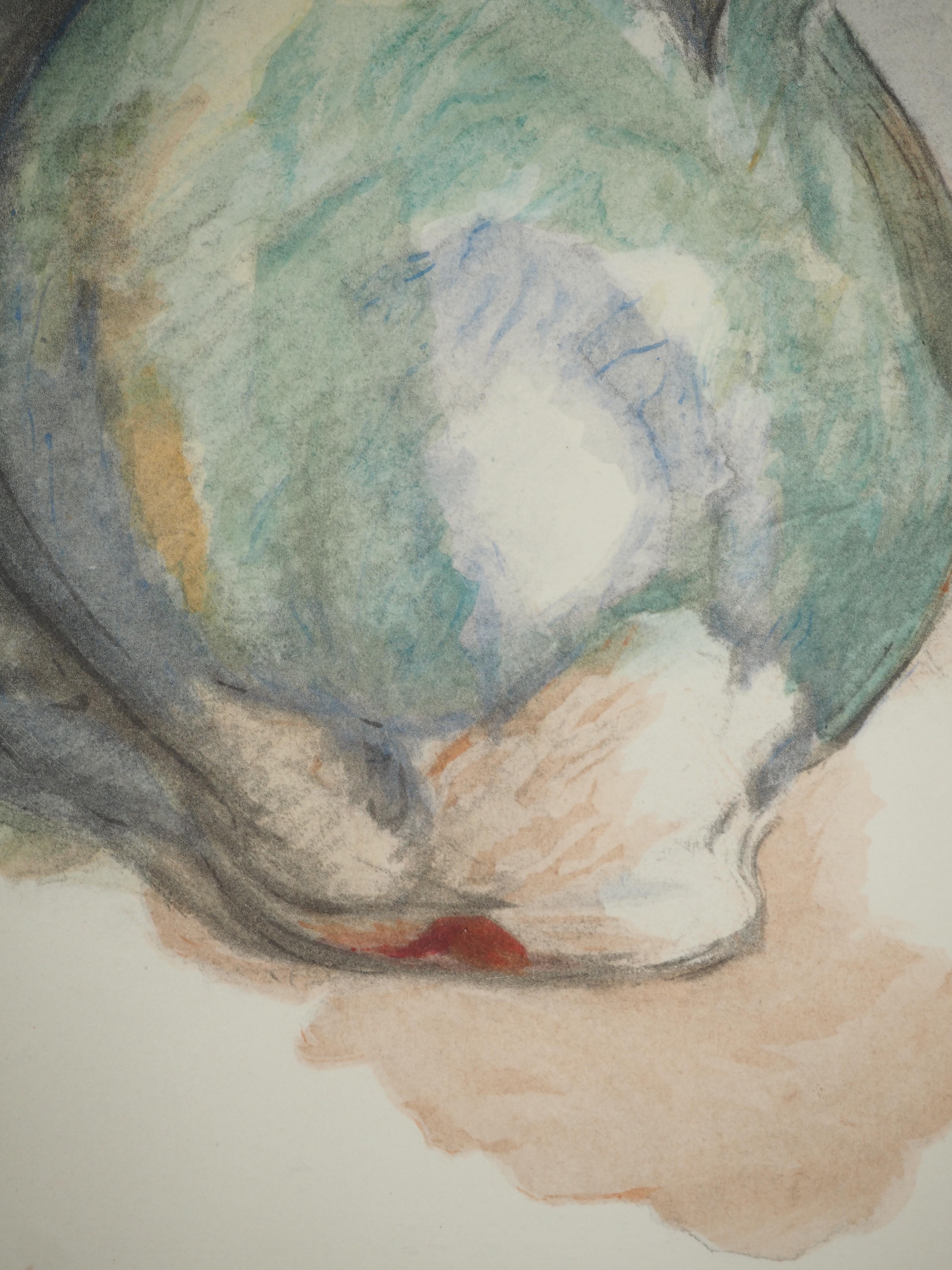 Paul Cezanne
Der grüne Krug, 1971

Lithographie und Schablone (Werkstatt Jacomet)
Vorzeichenlos
Nummeriert / 225
Auf Papier, aufgetragen auf Arches Vellum 53,5 x 41,5 cm (ca. 21 x 16,5 Zoll)
Bildgröße: 20 x 23 (ca. 8 x 9 Zoll)

INFORMATION : Diese