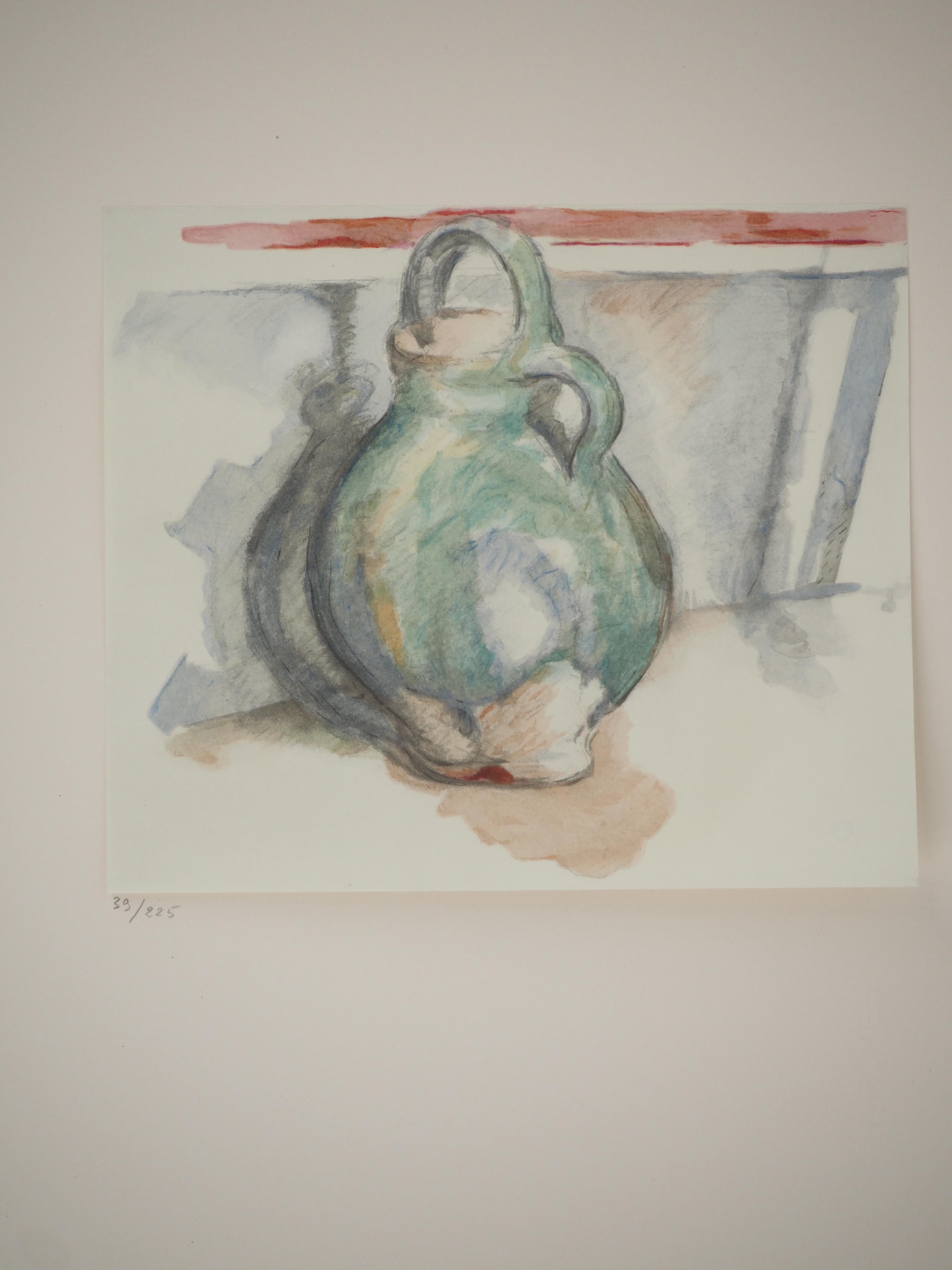 Still-Life Print Paul Cézanne - Le pichet vert - Lithographie, 1971