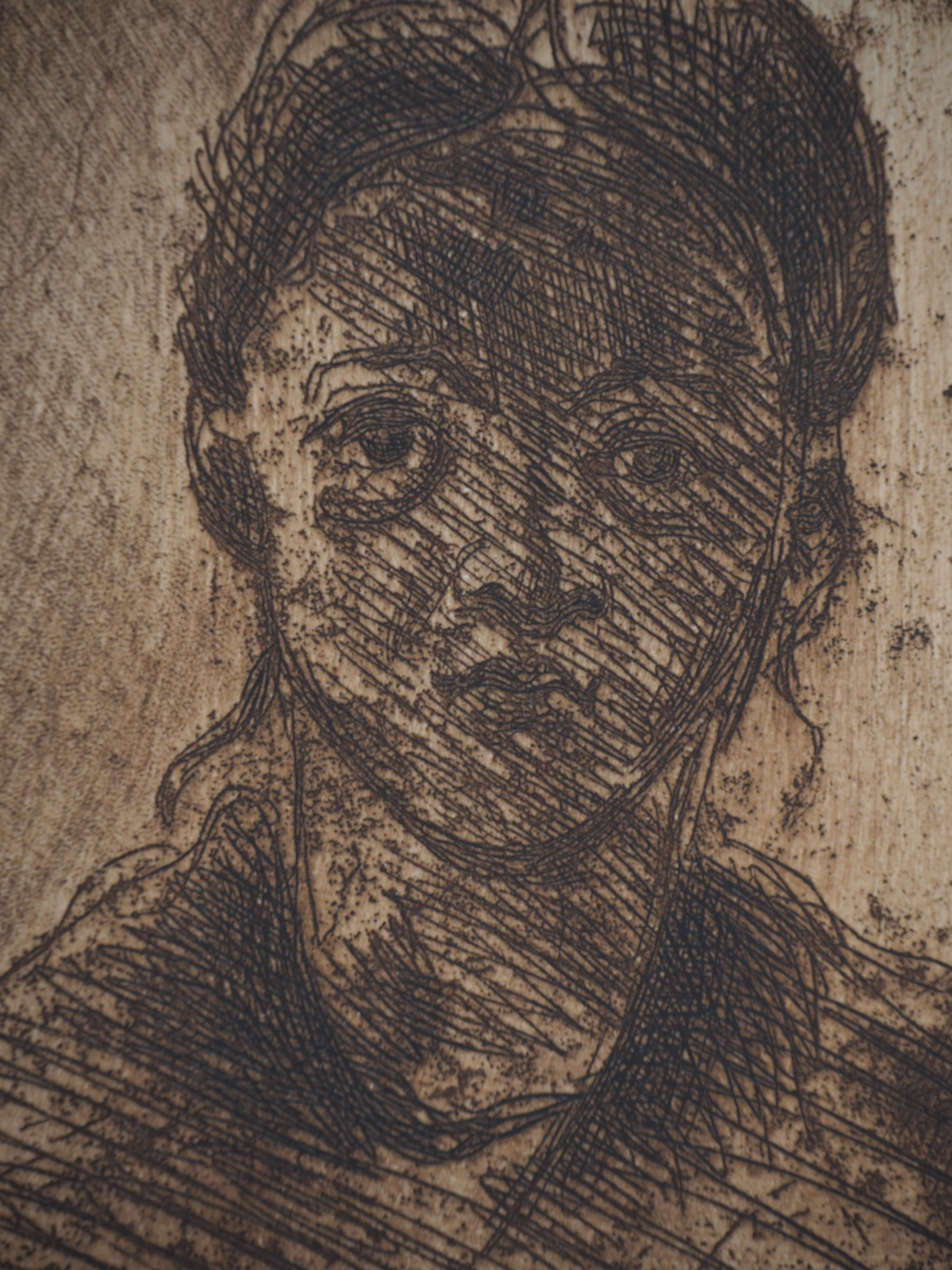 Paul Cézanne
Chica joven, 1873

Grabado original y ruleta
Firmado en la plancha 