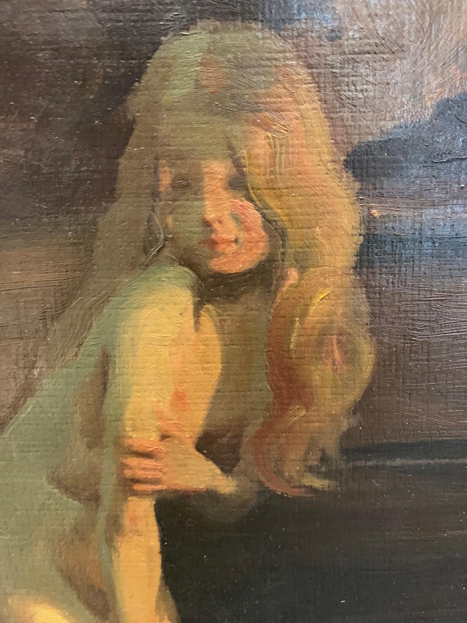 Anhängerin von Paul Chabas (1869-1937). Die Dämmerung / Bather. 4