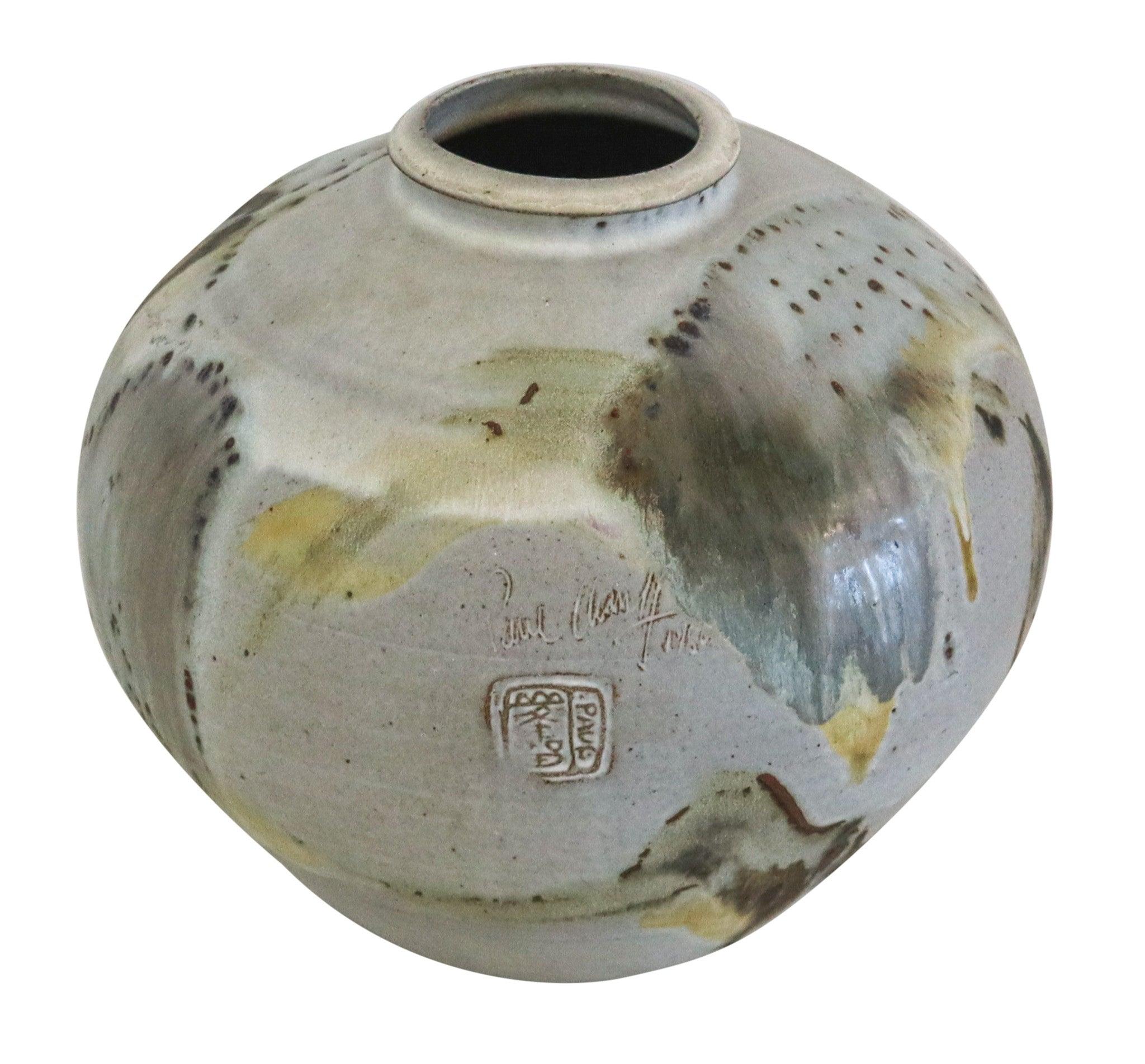 Paul Chaleff 1986 Vaso decorativo sovradimensionato in ceramica Art Decor Dragon, cotto in forno