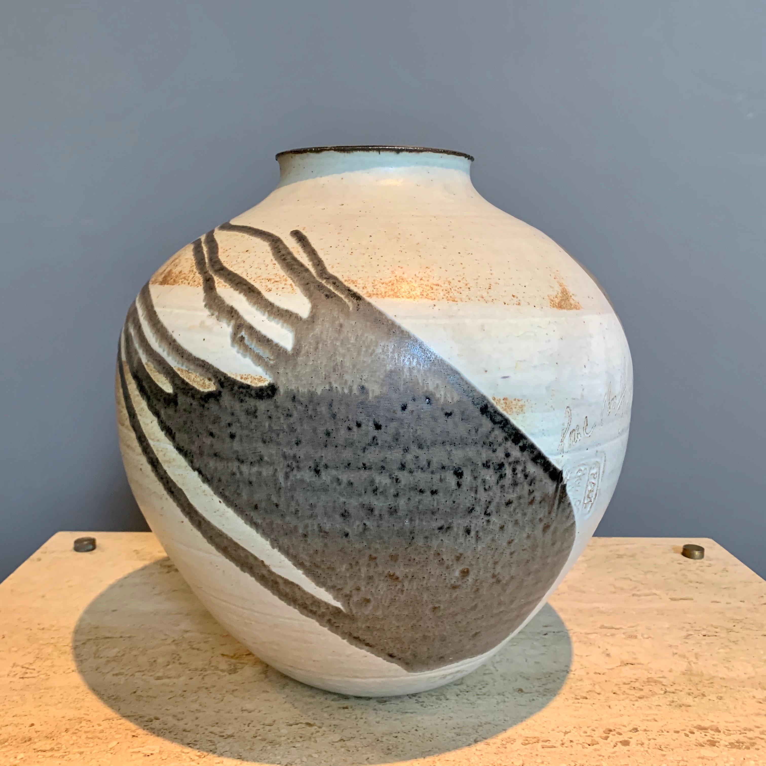 Paul Chaleff Drip Glazed Large Vase 5