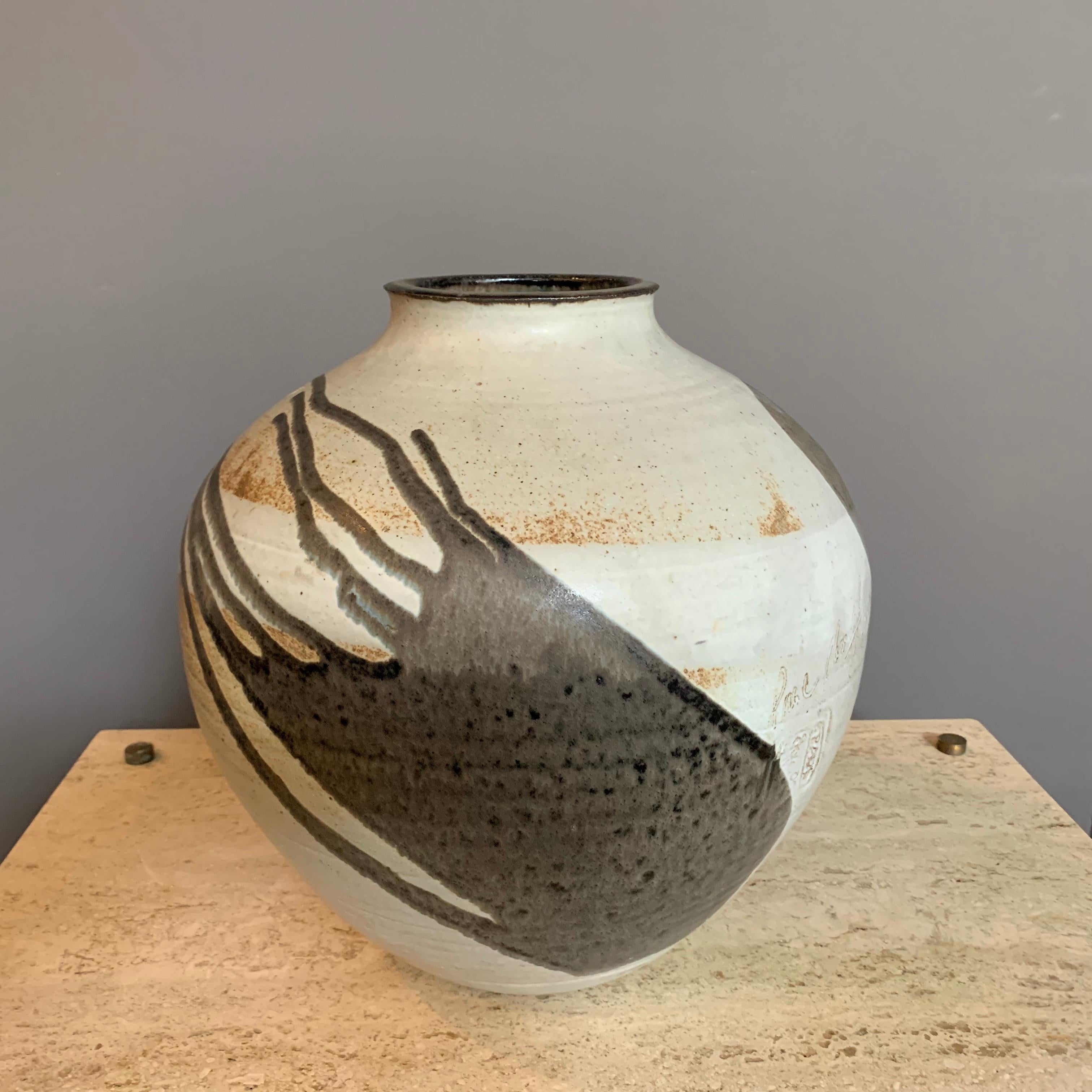 Paul Chaleff Drip Glazed Large Vase 7