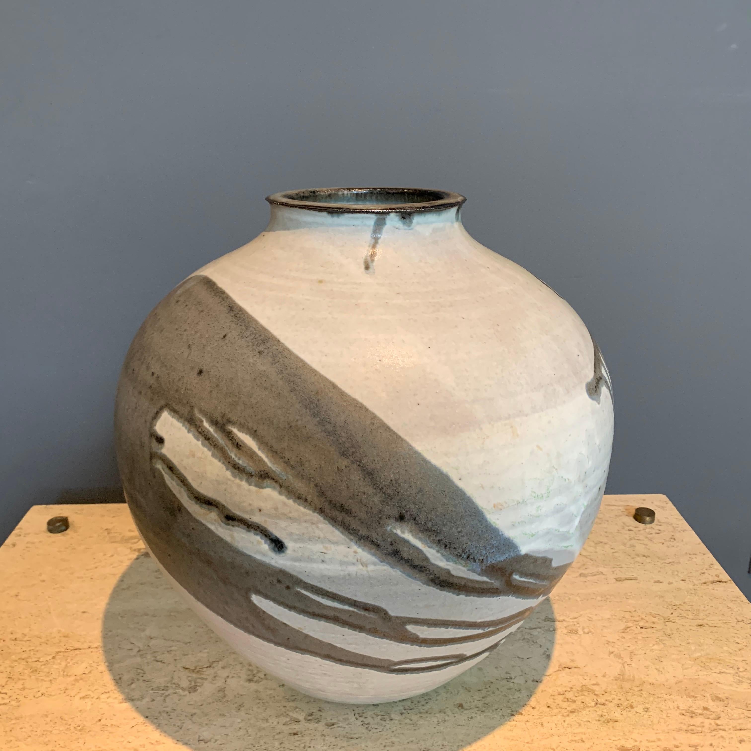 Paul Chaleff Drip Glazed Large Vase 8