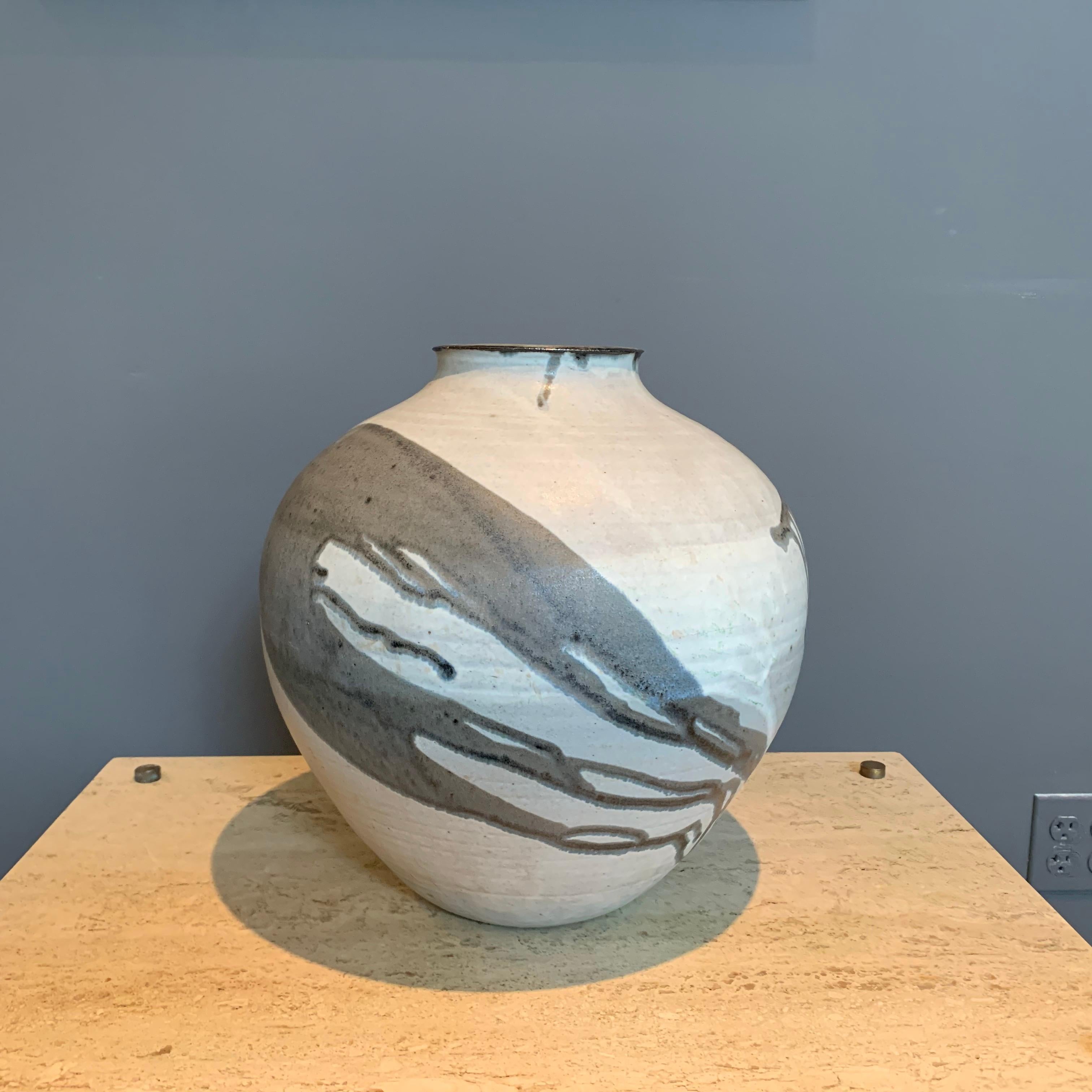 Paul Chaleff Drip Glazed Large Vase 10