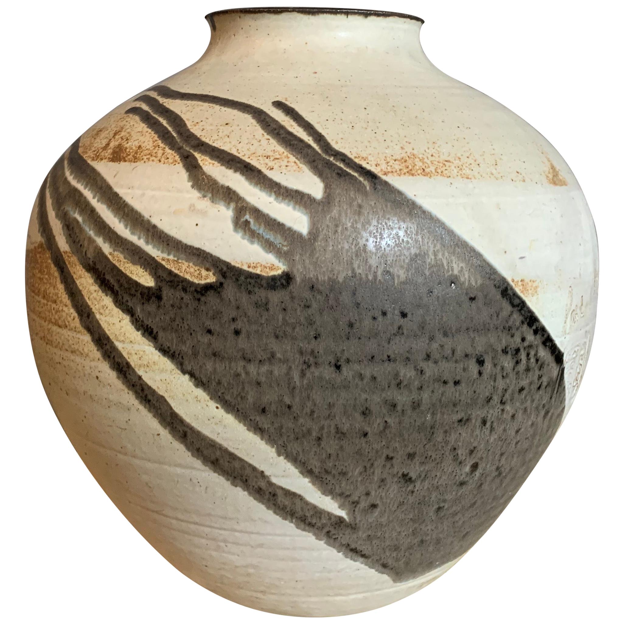 Paul Chaleff Drip Glazed Large Vase