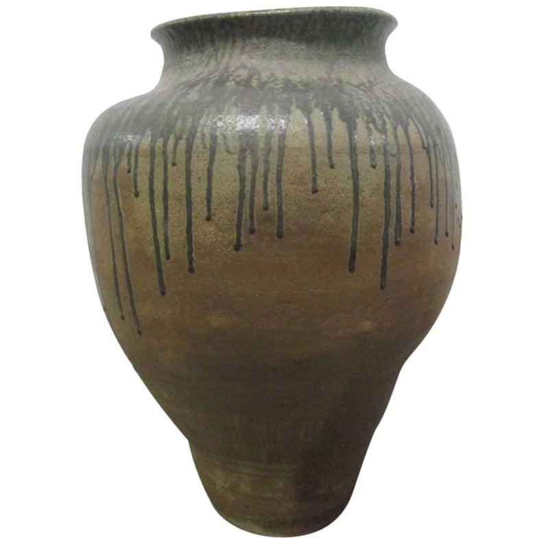 Paul Chaleff Large-Scale Stoneware Planter For Sale