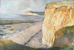 Paul Charavel, Limestone Cliffs, Gouache