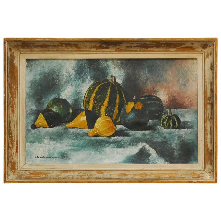 Paul Charlemagne Still-Life Painting - Les Coloquintes Oil Painting