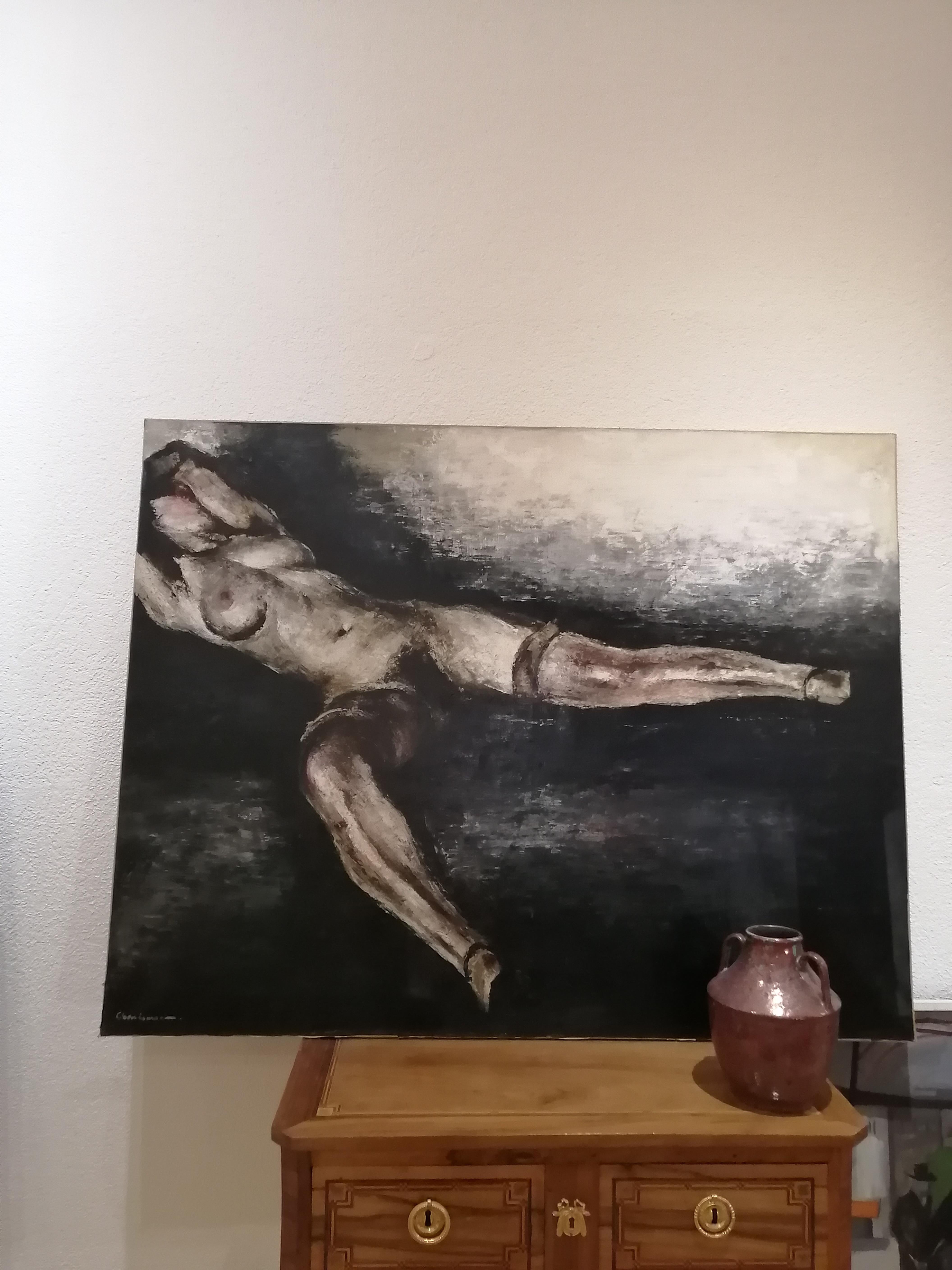 Il giovane amante - Painting di Paul Charlemagne