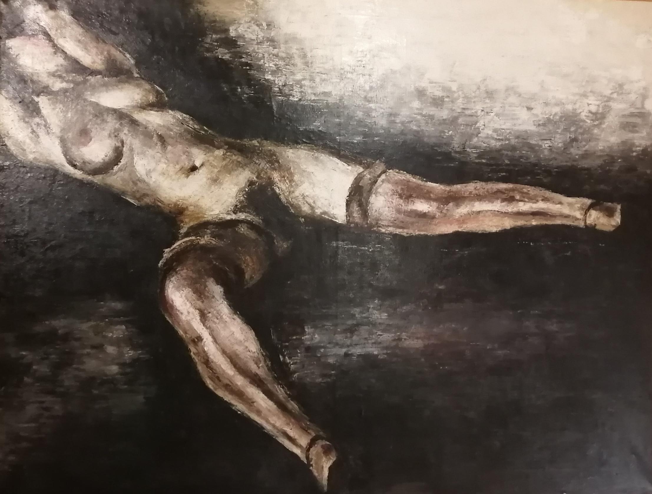 Paul Charlemagne Nude Painting – Die junge Liebhaberin