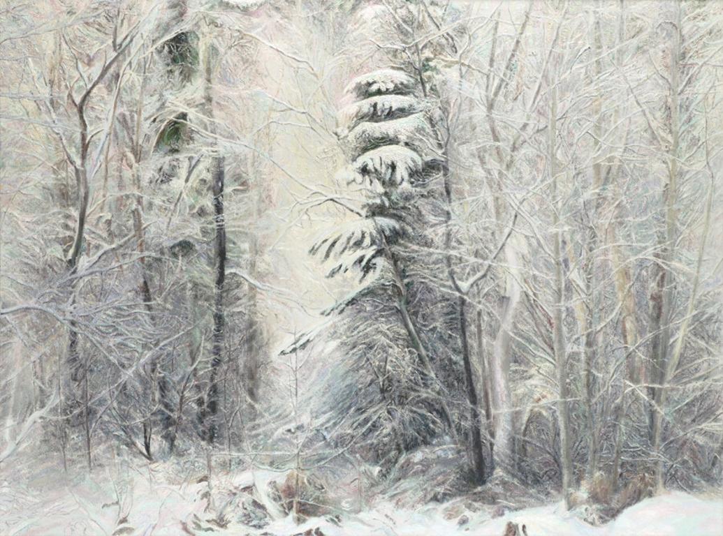 Paul Chizik Landscape Painting - Minnekhada Winter