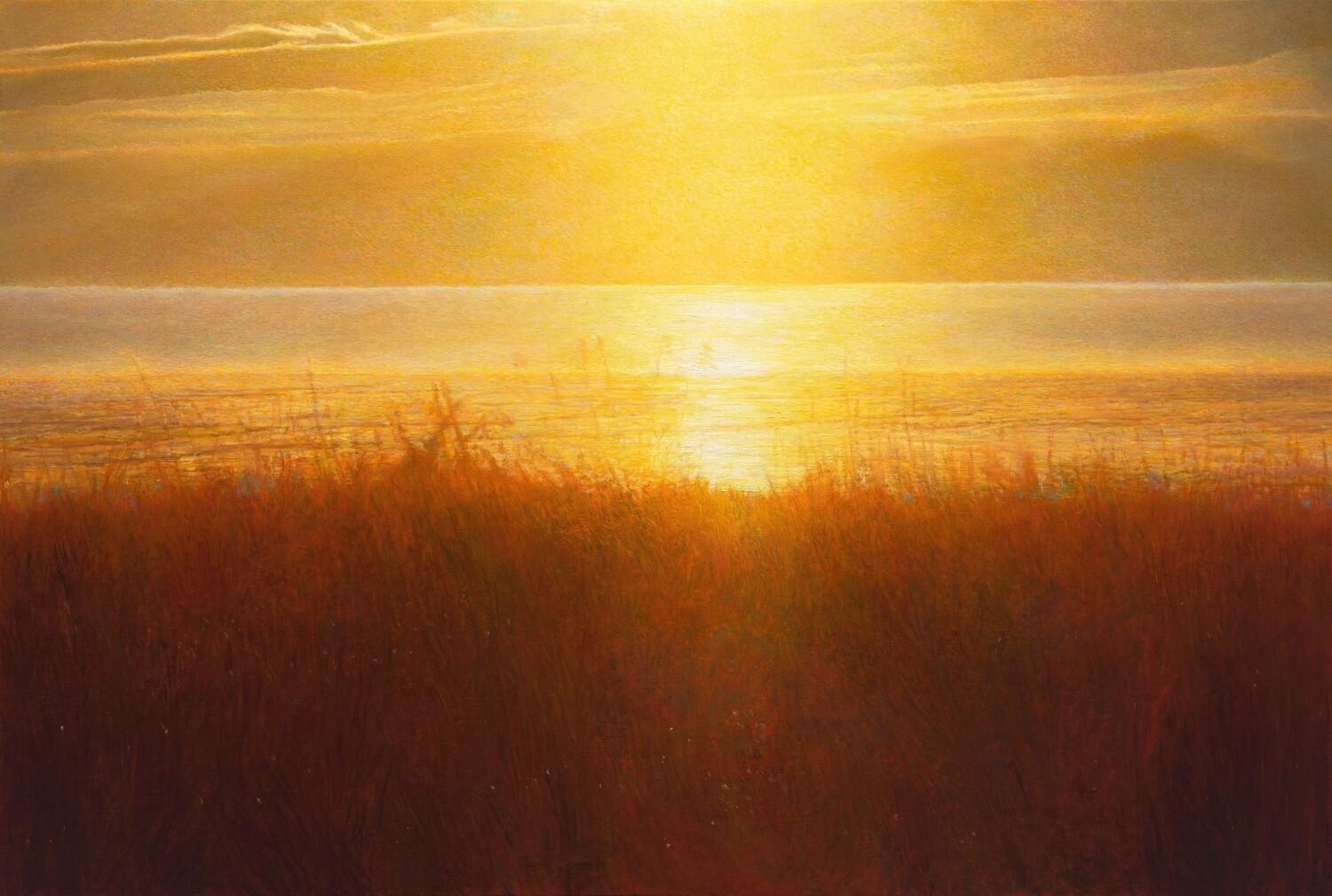 Paul Chizik Landscape Painting - Transitions of Yellow and Orange