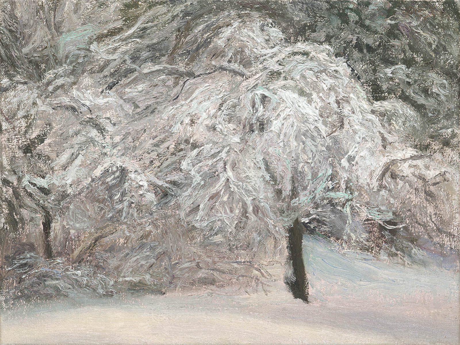 Paul Chizik Landscape Painting - Winter Lace