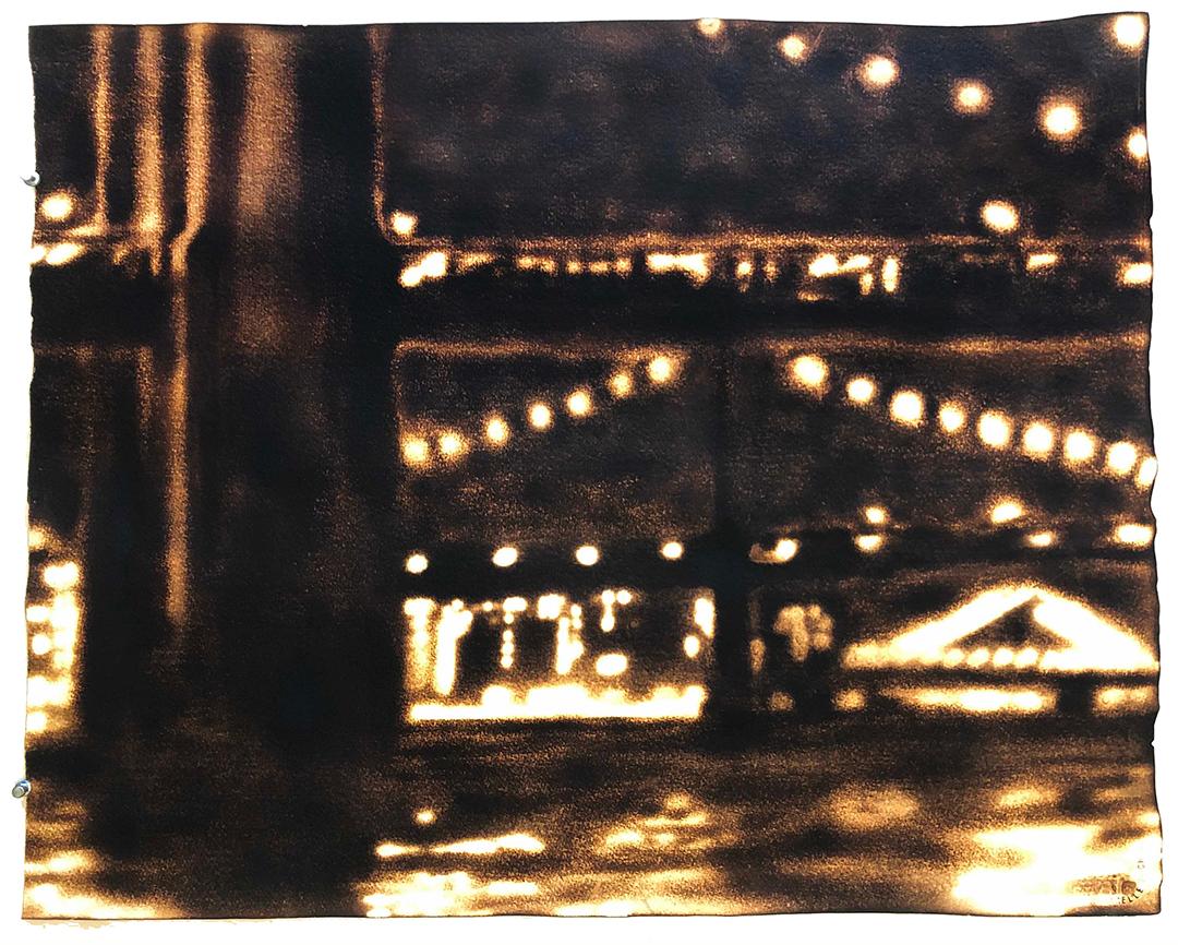 Three Bridges - Mixed Media Art by Paul Chojnowski
