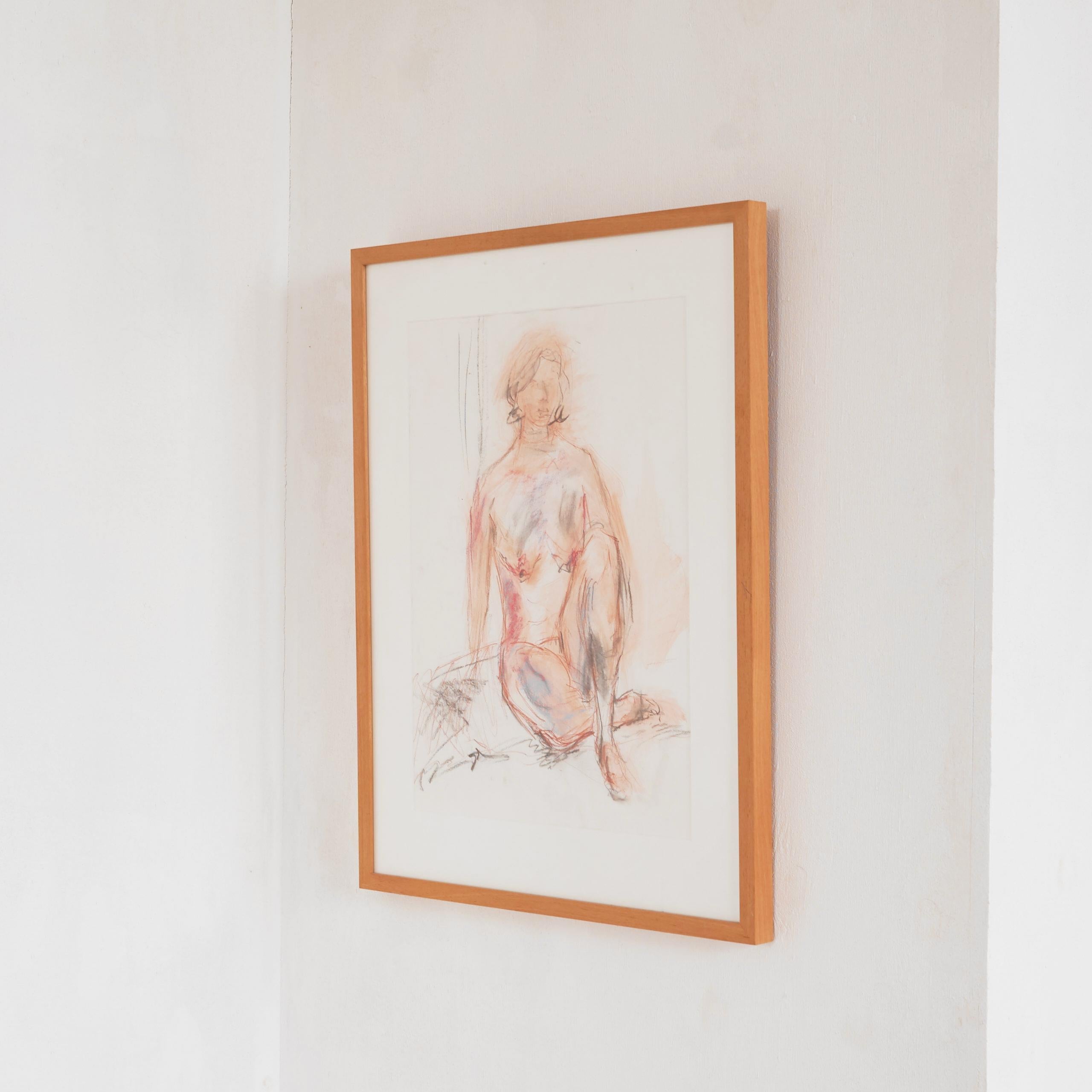 Der am Bauhaus ausgebildete Künstler Paul Citroen (1896-1983) ist für seine grafischen Arbeiten und Fotografien bekannt.

Diese Zeichnung einer nackten Frau ist in ihrer einfachen Form und den warmen Farben fantastisch. Die Art und Weise, wie