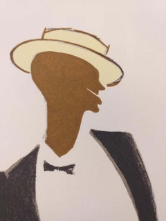 PAUL COLIN - LE TUMULTE NOIR 12  Lithographie auf elfenbeinfarbenem Rivoli-Wäschepapier