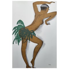 PAUL COLIN - LE TUMULTE NOIR 12  Lithographie auf elfenbeinfarbenem Rivoli-Wäschepapier