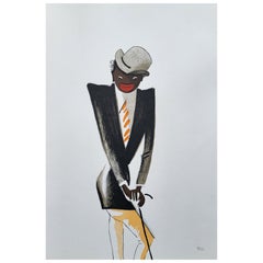 PAUL COLIN - LE TUMULTE NOIR 12  Lithographie auf elfenbeinfarbenem Rivoli-Wäschepapier