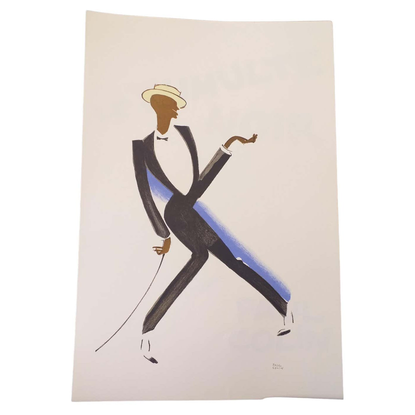 PAUL COLIN - LE TUMULTE NOIR 12  Lithograph on ivory Rivoli wove paper