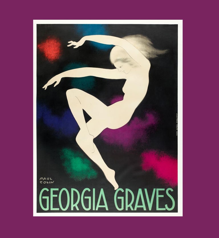 Paul Colin Original Art Deco Poster Georgia Graves Folies Bergeres ...