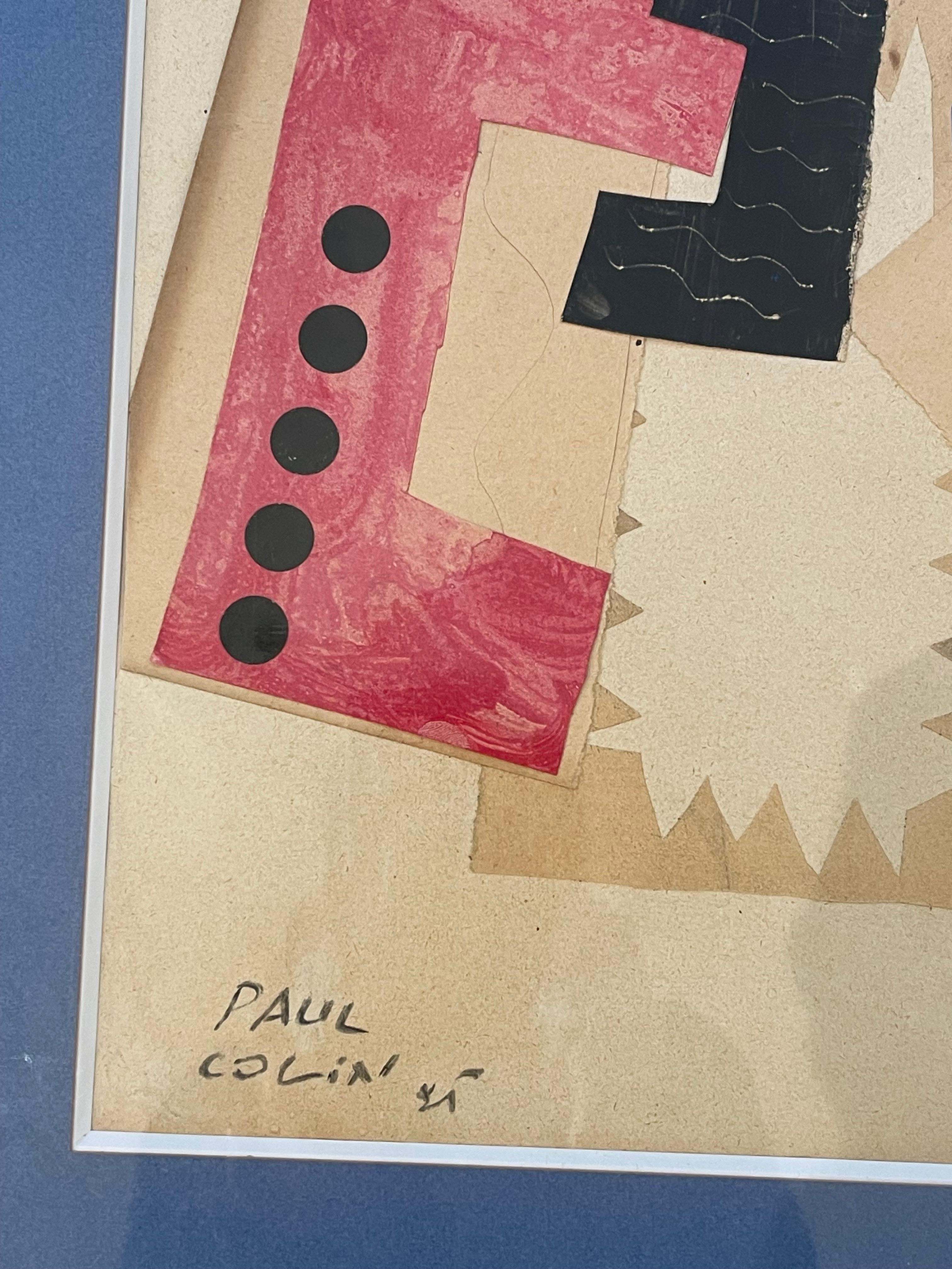 Paul COLIN (1892 – 1986), cubist composition For Sale 1