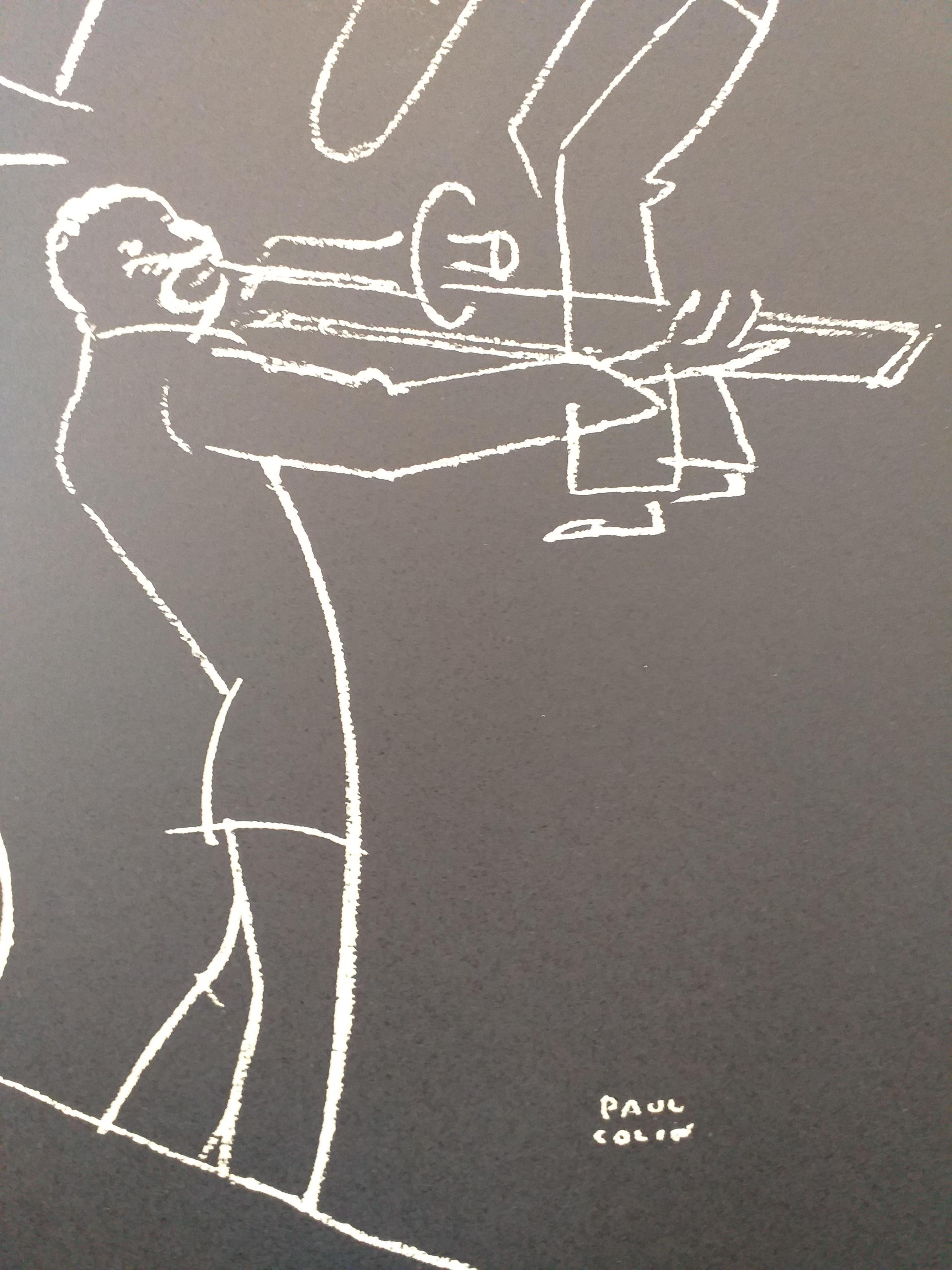 Affiche de l'artiste Paul Colin, LE TUMULTE NOIR 13 Bon état - En vente à Saint ouen, FR
