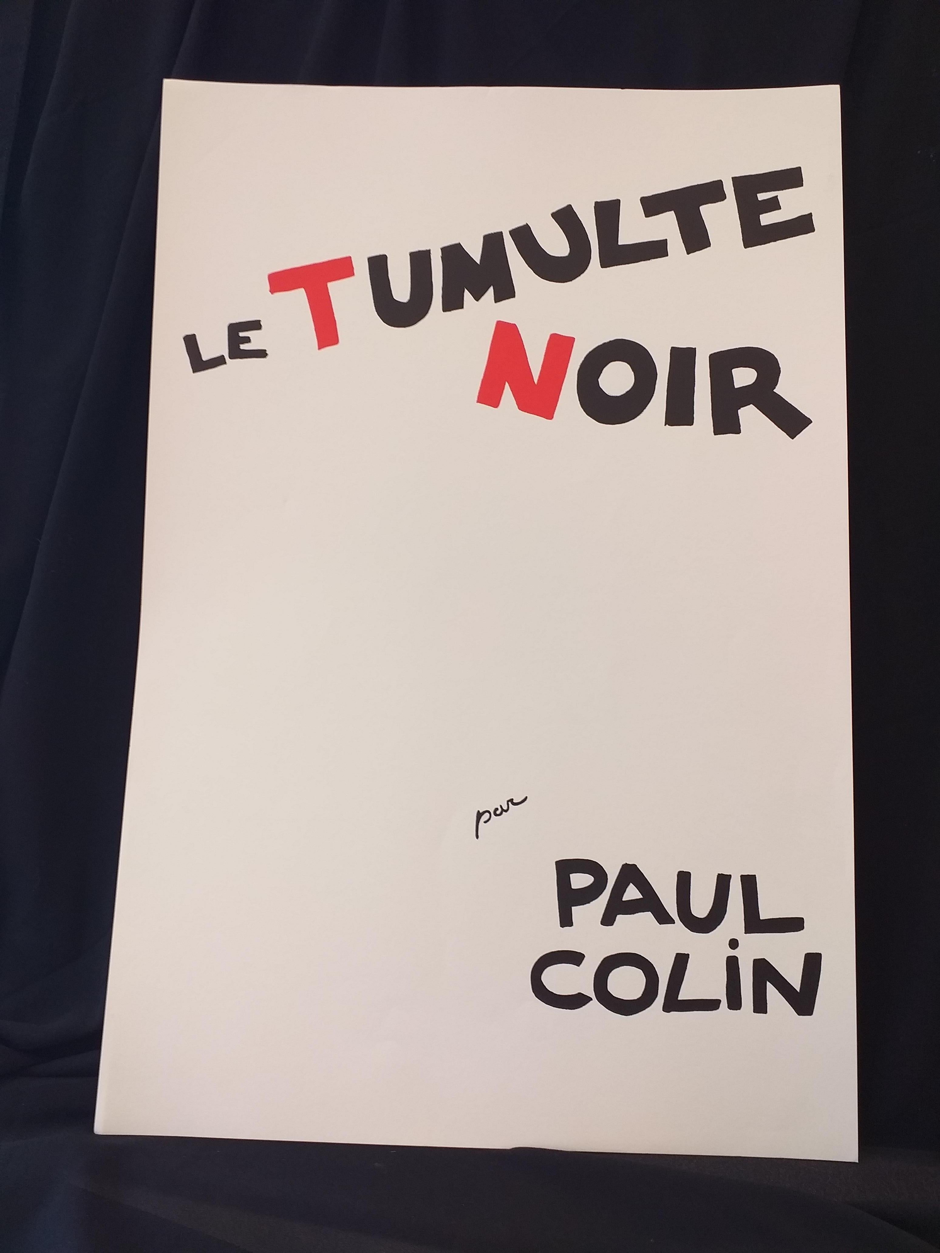 Paul Colin Poster Artist LE TUMULTE NOIR 14 For Sale 1