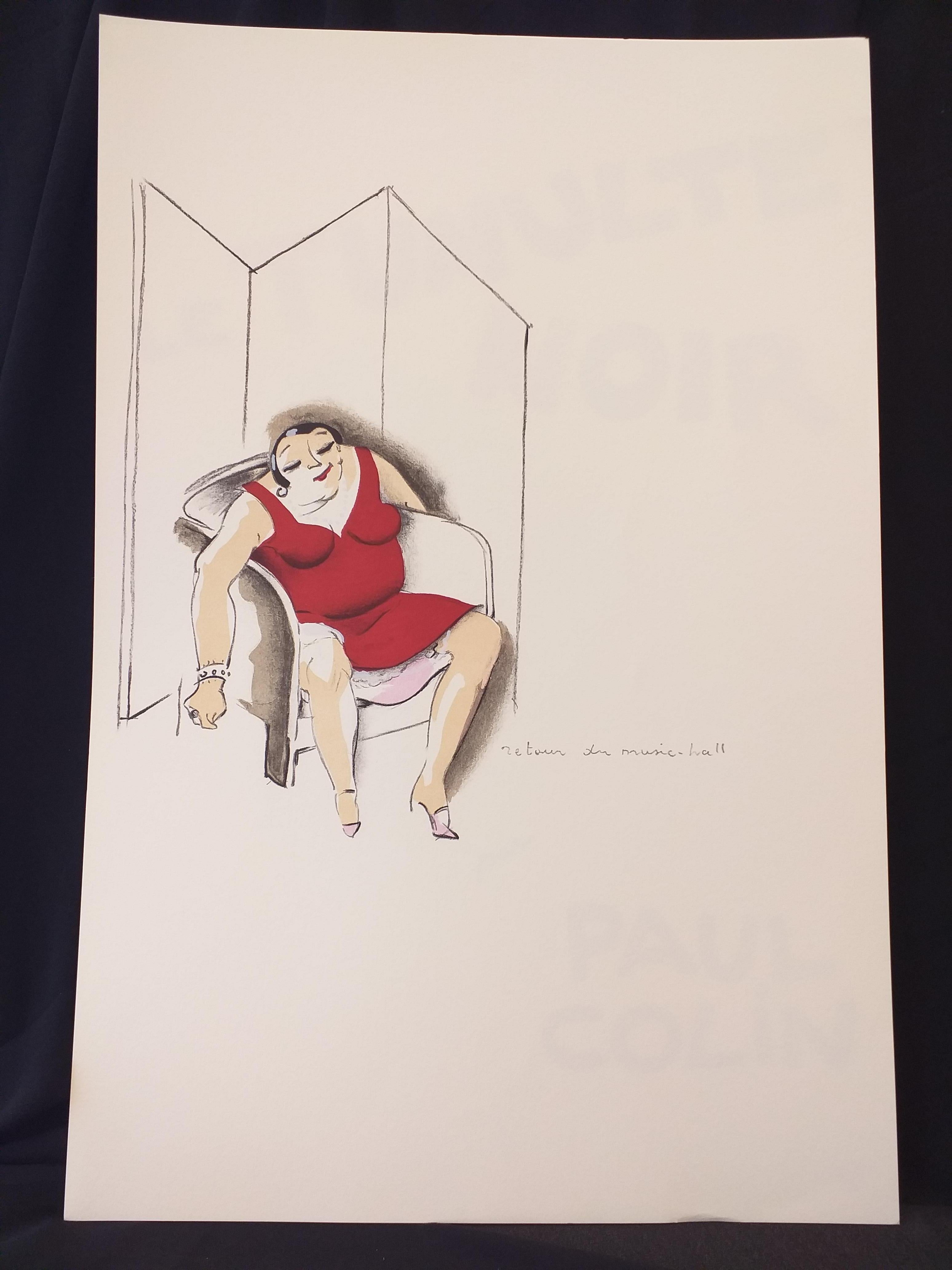 Affiche de l'artiste Paul Colin, LE TUMULTE NOIR 17 Bon état - En vente à Saint ouen, FR