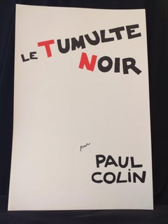 Affiche de l'artiste Paul Colin, LE TUMULTE NOIR 22