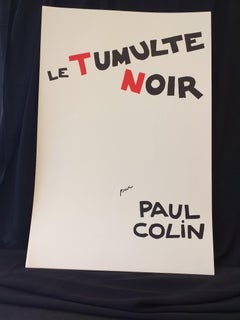 Paul Colin Poster Artist LE TUMULTE NOIR 27