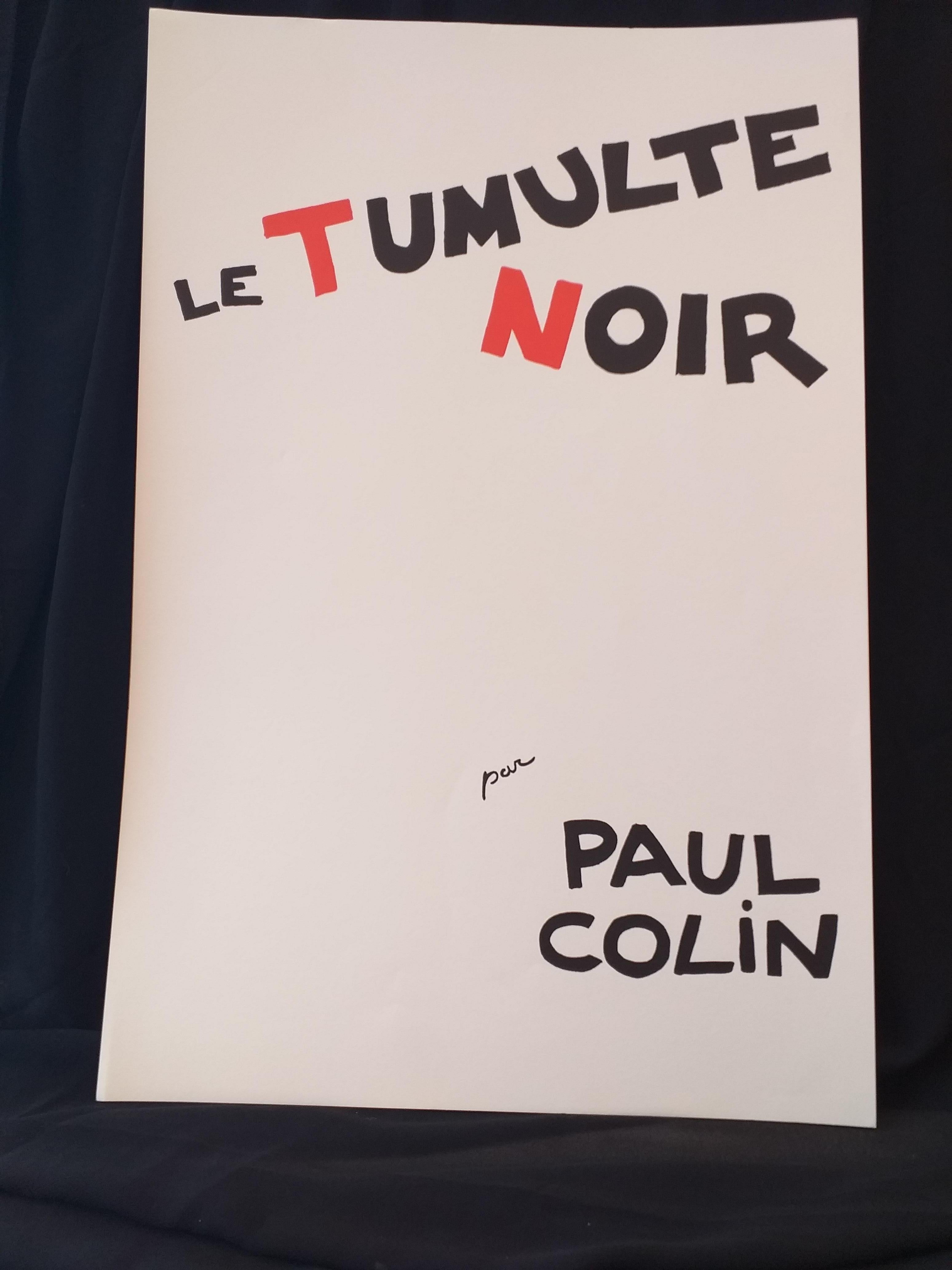 Paul Colin Poster Artist LE TUMULTE NOIR 27 For Sale 2