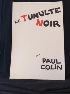 Paul Colin Poster Artist Le Tumulte Noir 30