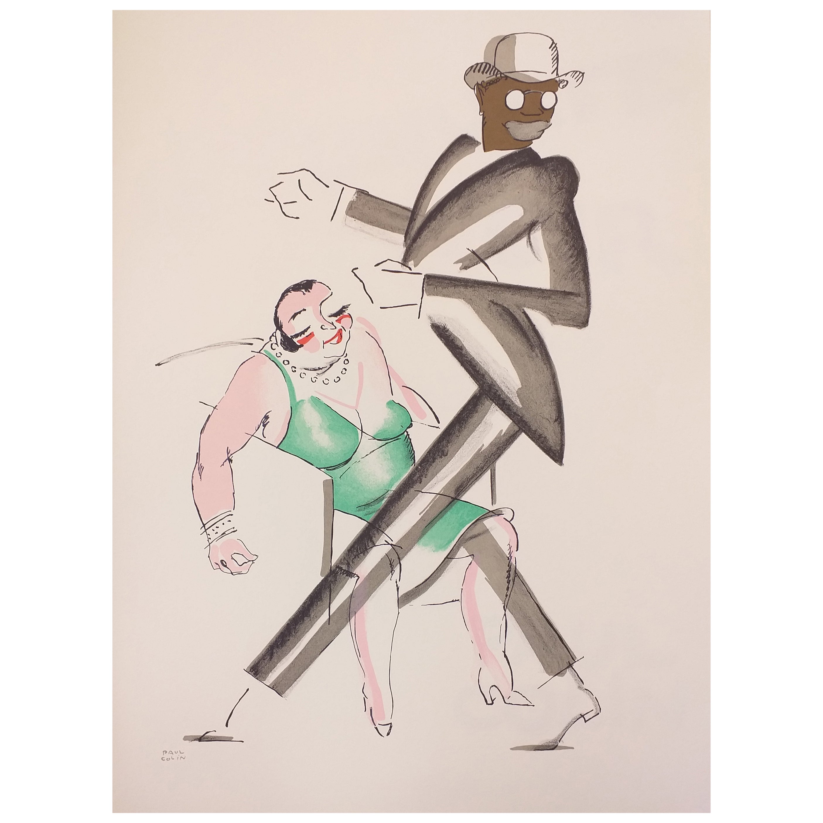 Affiche de l'artiste Paul Colin, LE TUMULTE NOIR 34